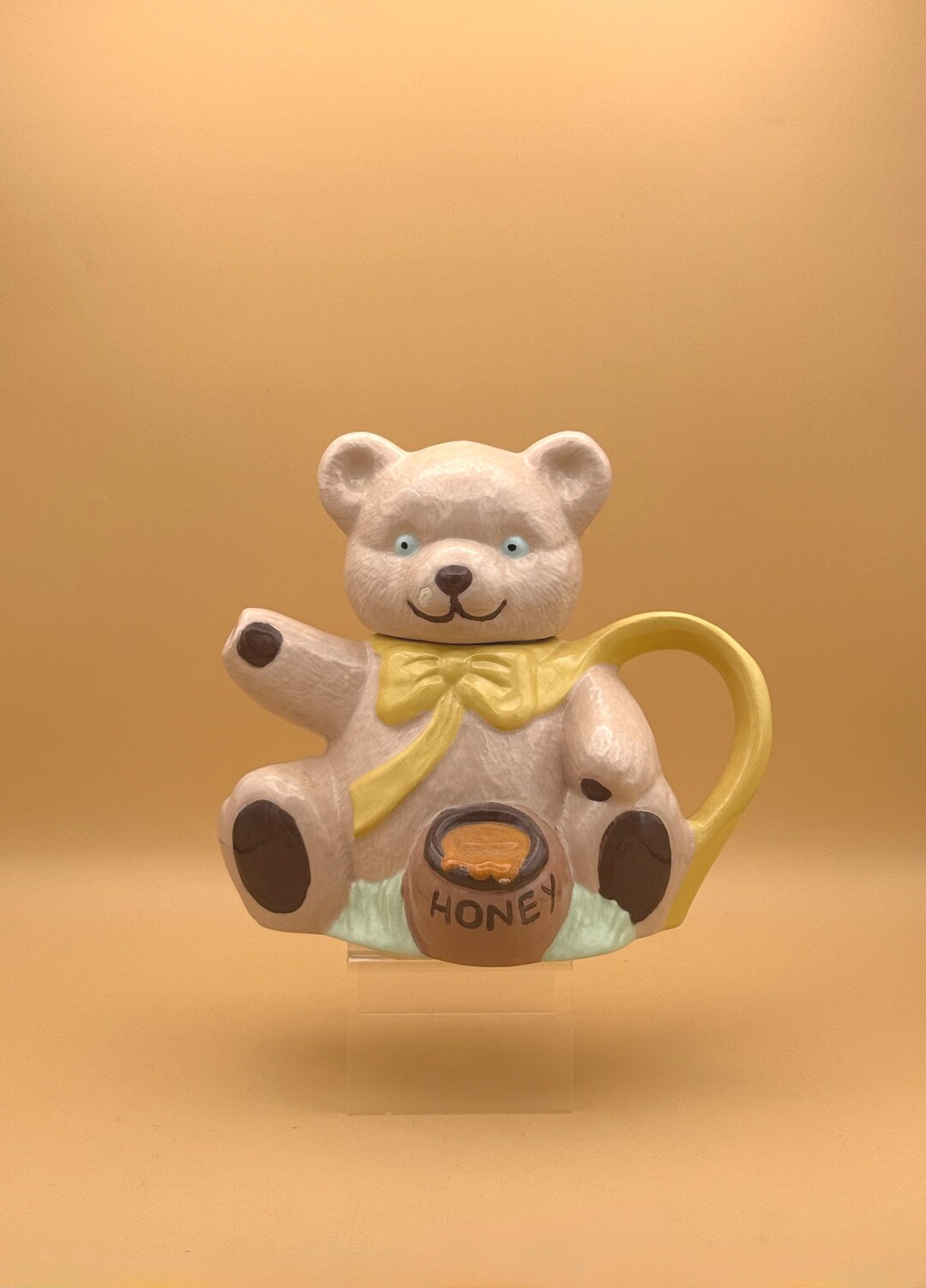 Vintage Ceramic Teddy Bear Teapot With Honey Pot | 1970s–1980s ...