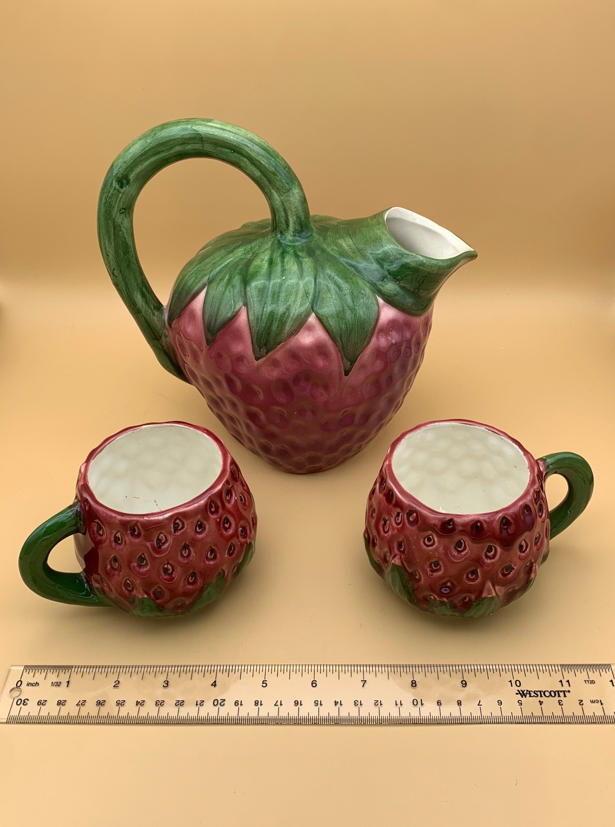 RARE Studio Nova 535 Strawberry Pitcher & Mugs - Etsy