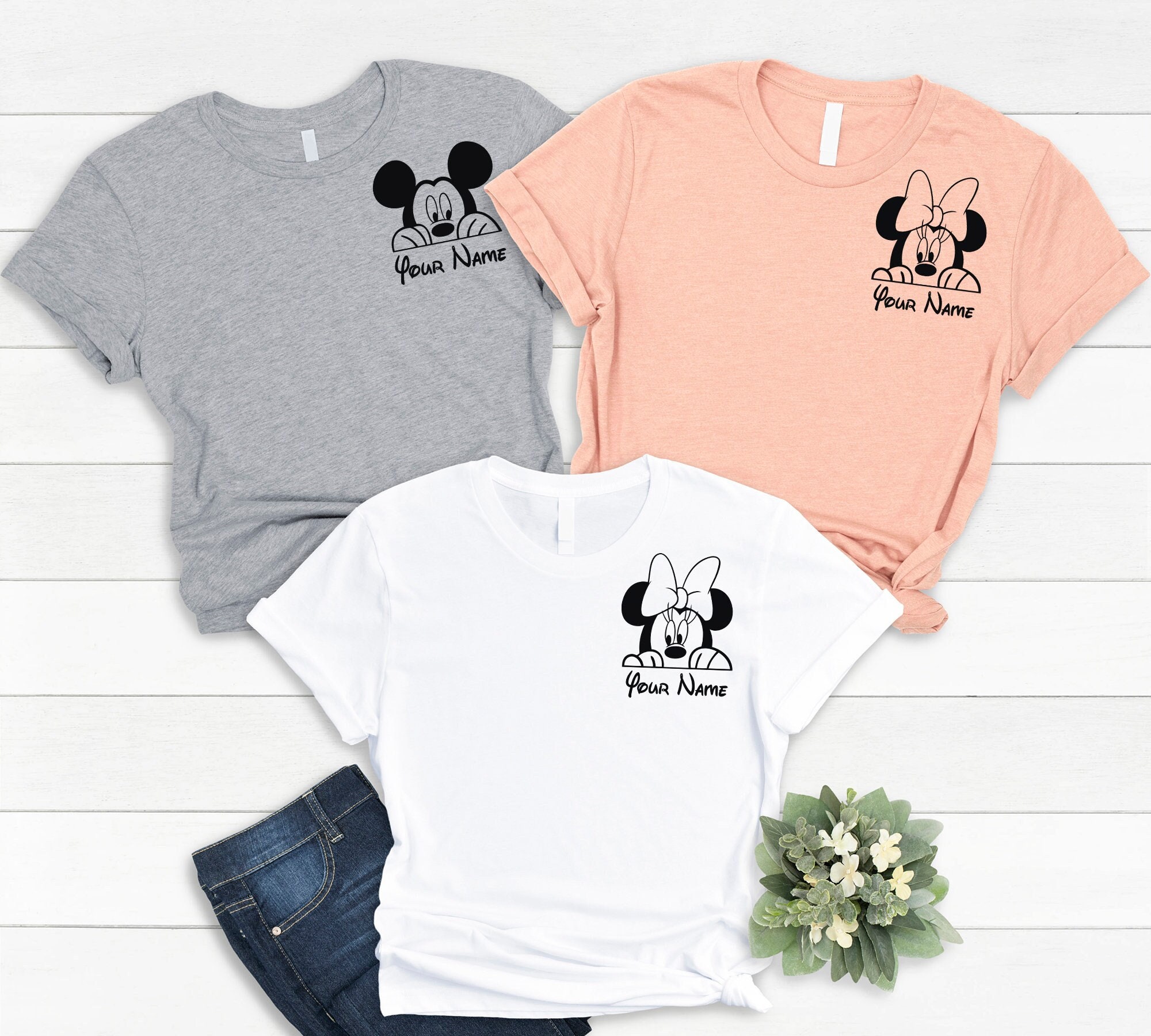 Discover ディズニー ファミリートリップ メンズ レディース ファミリーTシャツ ミッキー ミニー ディズニー社100周年 Disney Family Trip 2024