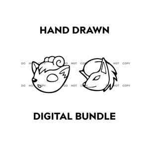 Vulpix Ninetails - Digital Download