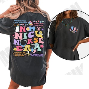 NICU Nurse, Funny Nurse Shirt, In My Nicu Nurse Era, Neonatal Nurse Shirt, Retro Concert Tee, Funny Nurse Tee, Nicu RN Gifts Graduation