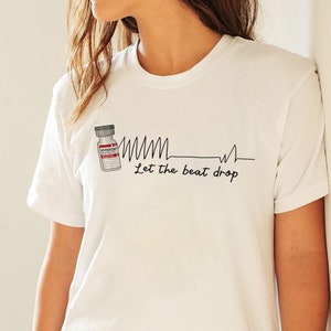 Let The Beat Drop Shirt, Nurse Life Shirt, Nurse Colorful Shirt, School Nurse Shirt, Nurse Shirt, Nursing Student, Adenosine Shirt
