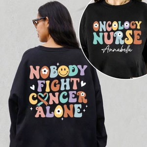 Oncology Nurse Sweatshirt • Oncology Nurse Gift • Graduation Gifts for Onc RN • Groovy Boho Nurse • Retro NP Shirt • RN Soft Sweatshirt