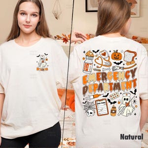 Halloween Nurse Shirt, Halloween ER Nurse Shirt, Emergency Department Shirt, ER Boo Crew, Funny Ed Nurse Tech Shirt Emergency Room Rn Tshirt