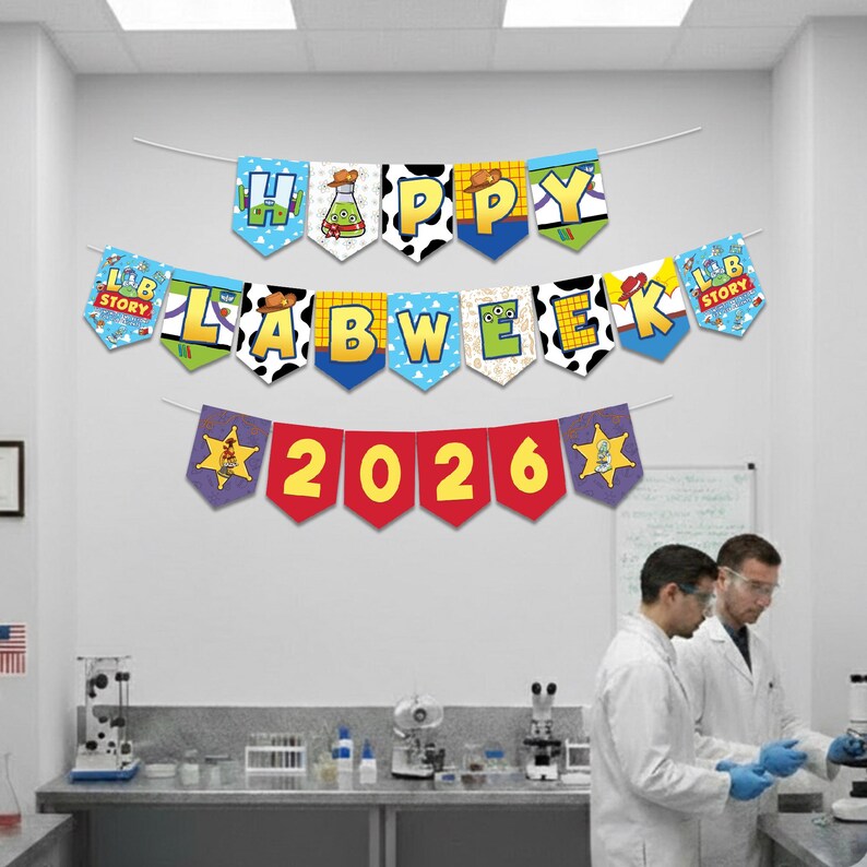 Lab Week 2026 Lab Story Banner Decor, Medical Staff Lab Tech Clinic ...