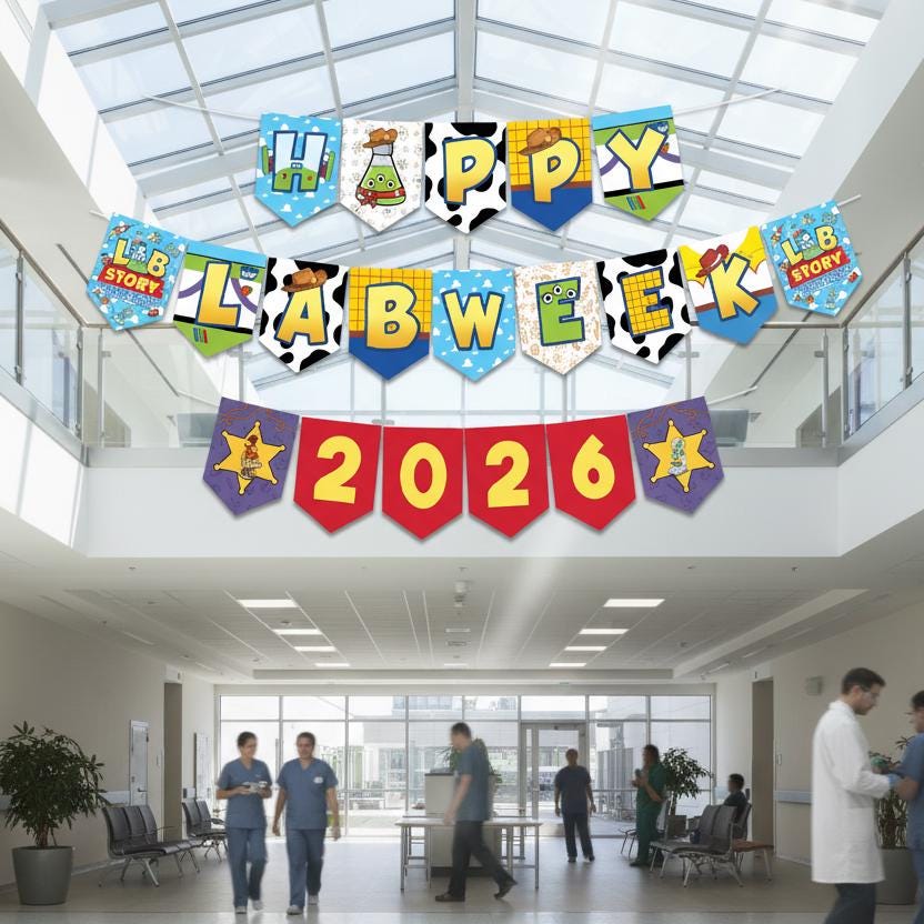 Lab Week 2026 Lab Story Banner Decor, Medical Staff Lab Tech Clinic ...