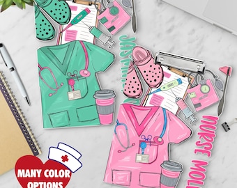 Personalized Nurse Gifts, Custom Nurse Clipboard With Name Gift for New Nurse Graduation Nurse Doctor Cna Rn Icu Nurse LPN Medical Assistant