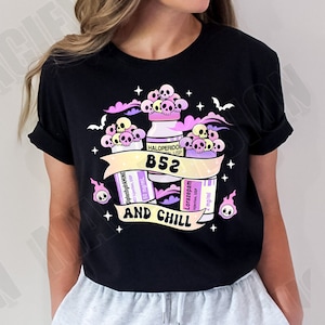 Halloween Nurse Shirt,B52 and Chill Nurse TShirt, B52 Dream Team Tee, Pharmacology Pharmacy Psych Nurse Shirt Dream Team, ICU ER ED Crew