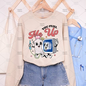 ICU Nurse shirt, Feeding Pump Shirt, Gift For Registered Dietitian, RDs, Med Surg, Clinical Dietitian, Cute Dietetic Gift, You Fuel Me Up