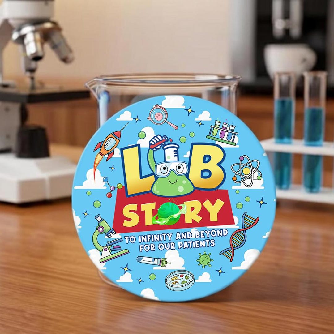 Amazon Lab Week Lab Week 2026 Lab Week Themed Coaster, Lab Story Medical Assistant Gift ...