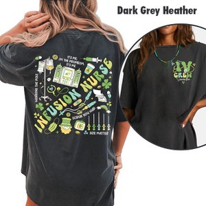 IV Nurse St. Patrick Day Shirt, Infusion Nurse, PICC Intravenous Therapy Registered Nurse Gift, Vascular Access Nurse Sweatshirt VAT Team