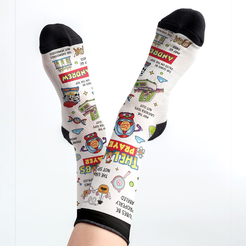 Lab Week Socks Lab Week 2026 Socks Lab Story the Lab's Prayer Medical Laboratory Gift ...