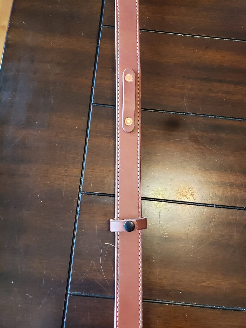 Custom Leather Firefighter Radio Strap Etsy