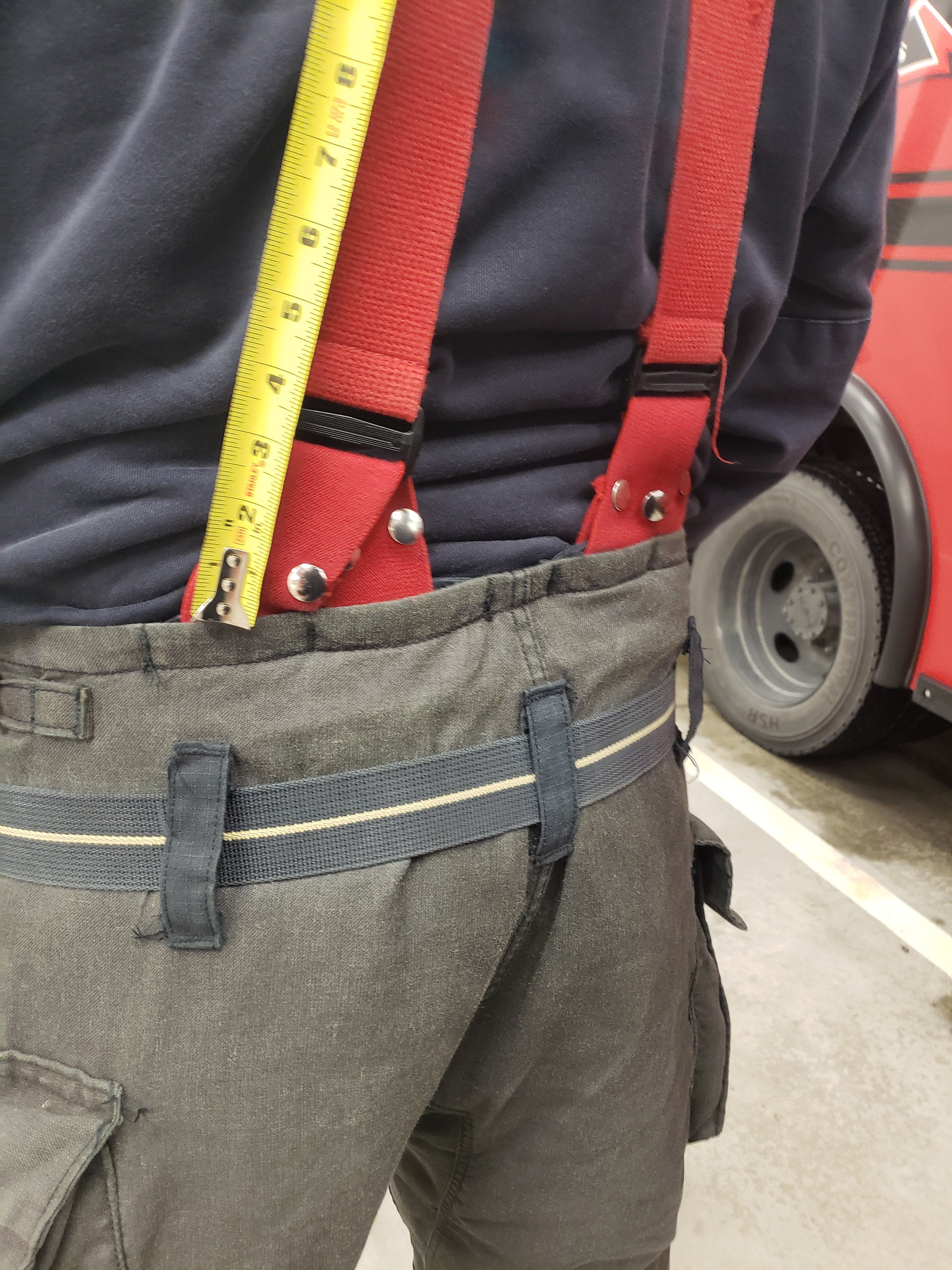Firefighter Leather Suspenders - Etsy