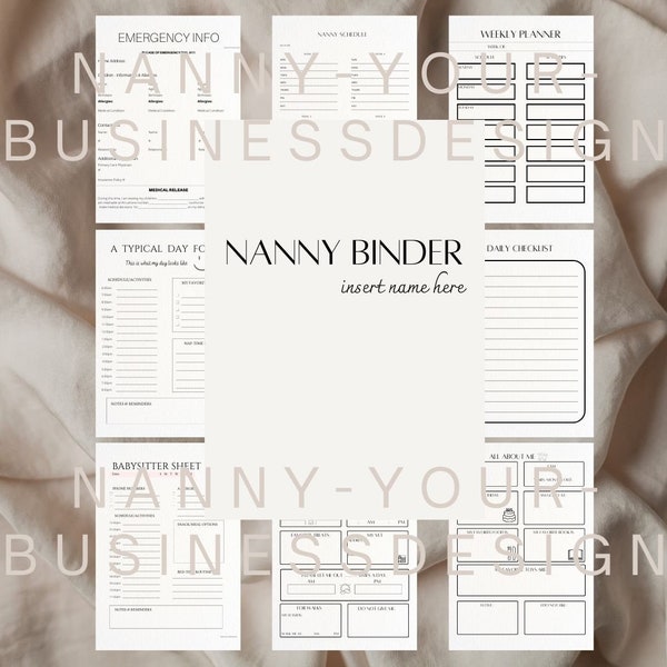 NANNY (needs to know) BINDER