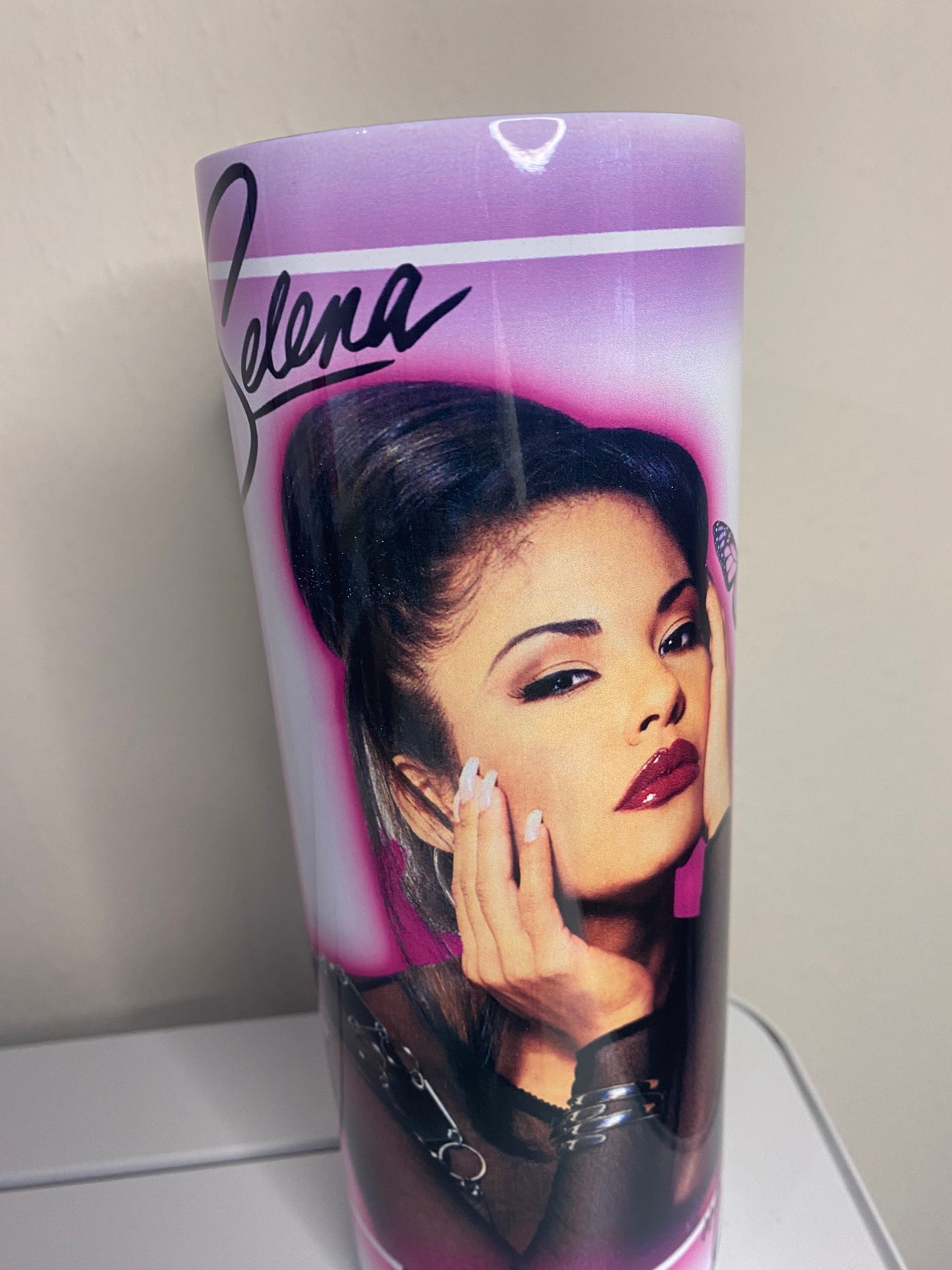 SELENA Tumbler 16 Oz Glass Cup Texas Glass Cup Reina Del Tex Mex