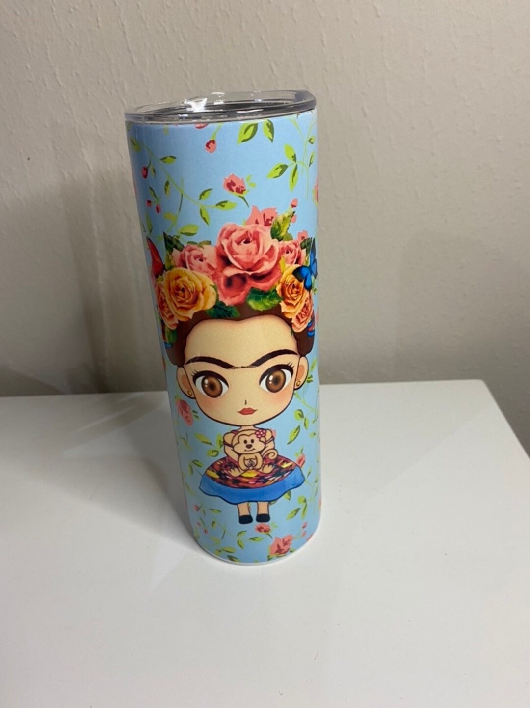 Baby Frida Kahlo 20 Oz Sublimation Tumbler Etsy