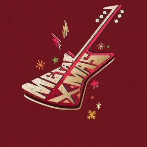 Carte pop-up Rock n Roll de Noël, cartes 3D, carte de Noël, cartes de voeux, carte-cadeau de joyeux anniversaire, carte faite main, travaux manuels en papier,