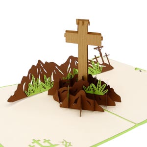 Holy Cross Pop Up Card, 3D Cards, Christmas  Card, Greeting Cards,Happy Birthday Gift card,handmade card,paper craft,