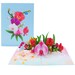 Biglietto D'Auguri Pop Up 3D – Orchidea Rosa – Elegante E Sorprendente