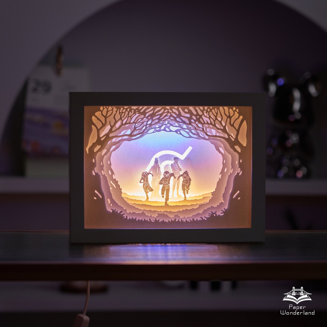 Papercut Light Box Paper Carving Light Box Night Light 3d Led Light Box