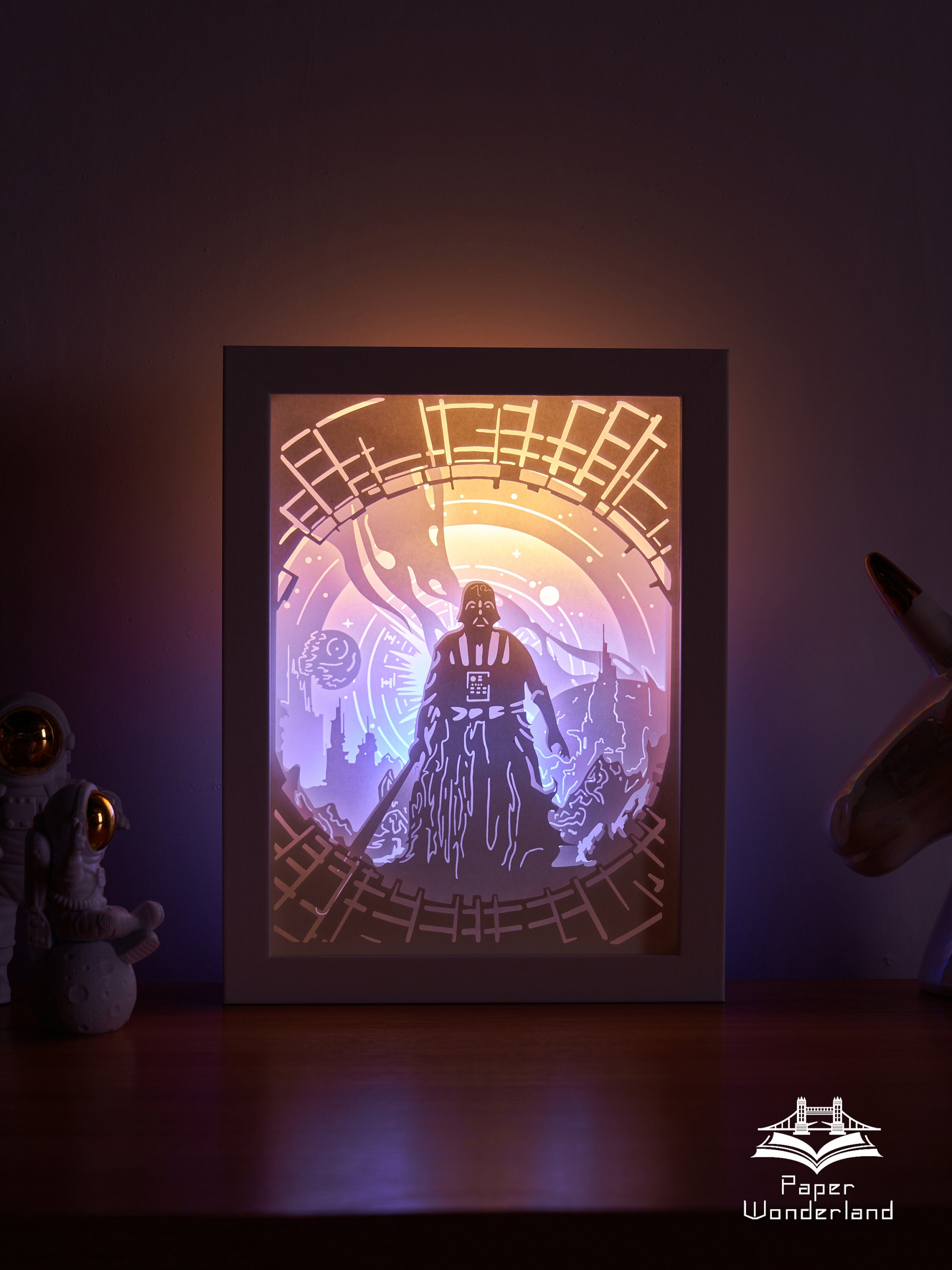 Papercut Light Box Paper Carving Light Box Night Light 3d Led Etsy UK