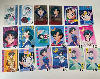 1x Sailor Mercury Collector Card | Vintage 90s | Ami, Amy | Sailor Moon