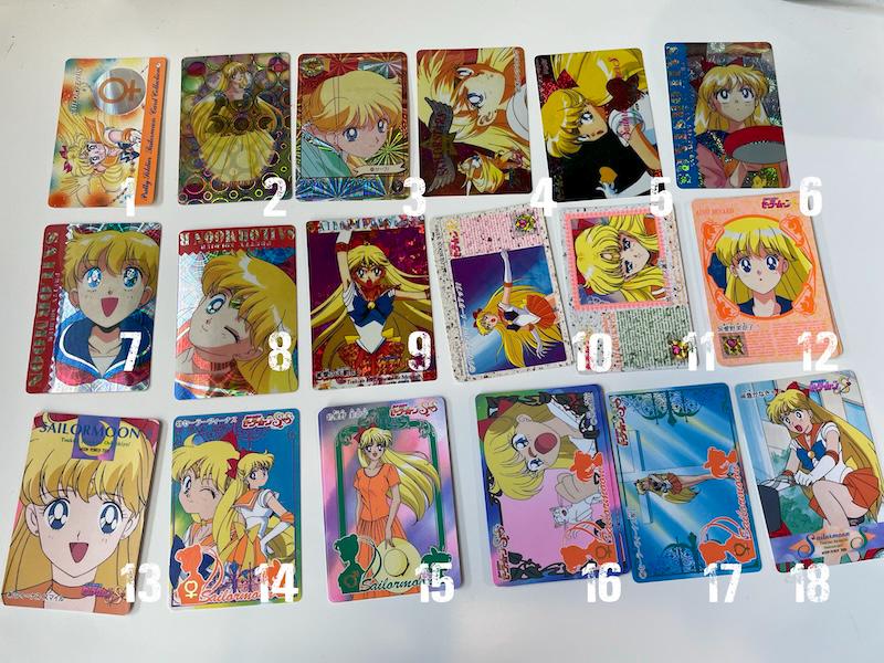 1x Sailor Venus Collector Card | Vintage 90s | Mina, Aino Minako