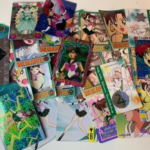 1x carte de collection Sailor Jupiter | vintage des années 90 | Lita, Kino Makoto | marin lune