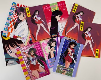 1x Sailor Mars Sammelkarte | Vintage 90er Jahre | Raye, Hino Rei | Sailor Moon