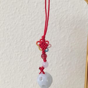 Handmade Chinese Style Jade Phone Charm/ Jade Pendant/ Vintage Phone Chain/ Vintage Style Charm/ Phone Charm Jade/ Lucky Jade Pendant/ Gifts