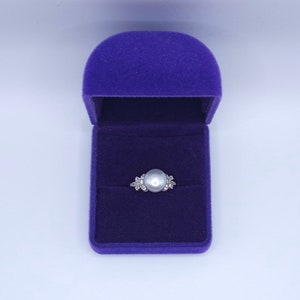 Natural pacific pearls ring