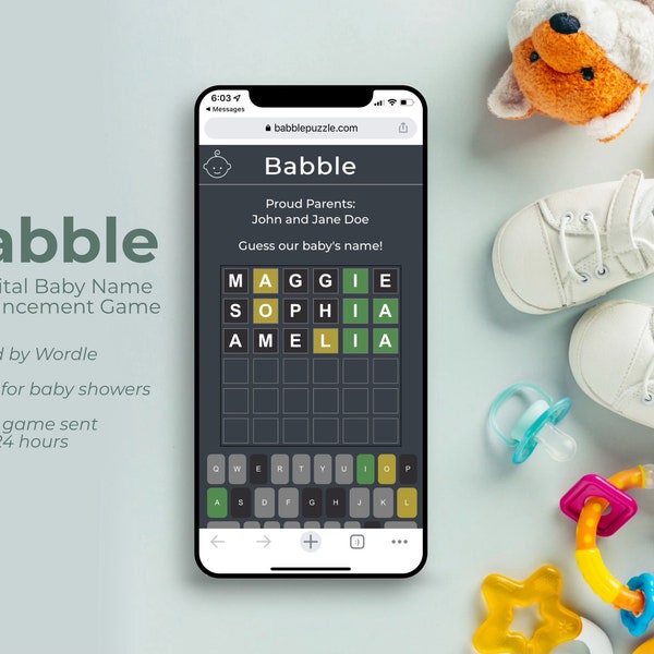 Baby Name Announcement Game | Babble