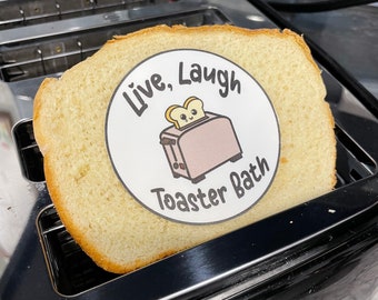 Toaster Bath Sticker