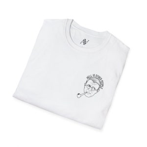 Jean-Paul Sartre Hell is Other People T-shirt, philosophe français, existentialisme, liberté radicale, cadeau de remise des diplômes de philosophie pour lui elle White