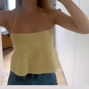 Summer crochet top (written pattern)