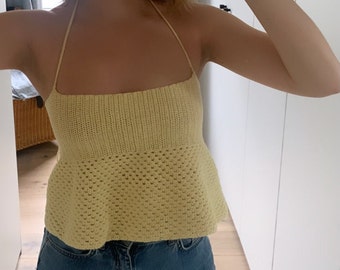 Summer crochet top (written pattern)