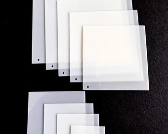 Square Set of 9 sizes 1”-3”.  for Creating Beautiful Mandala Patterns, Perfect for All Skill Levels, Great Gifts for Beginners