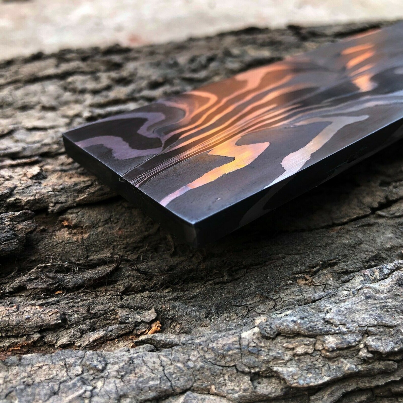 MOSAIC PATTERN Damascus Steel Custom Hand Made Mosaic Blank BILLET 12