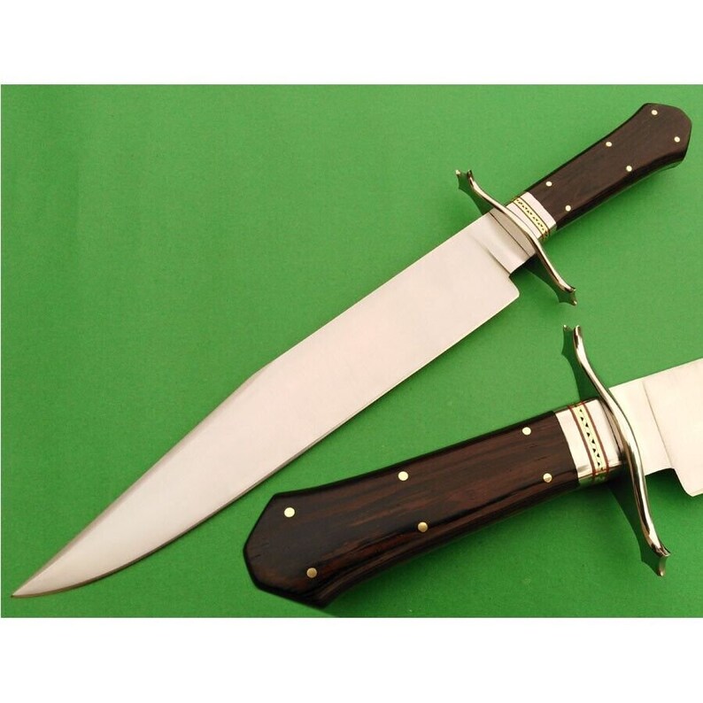 17 Long Custom Handmade D2 Tool Steel Fixed Blade Bowie Knife, Hunting