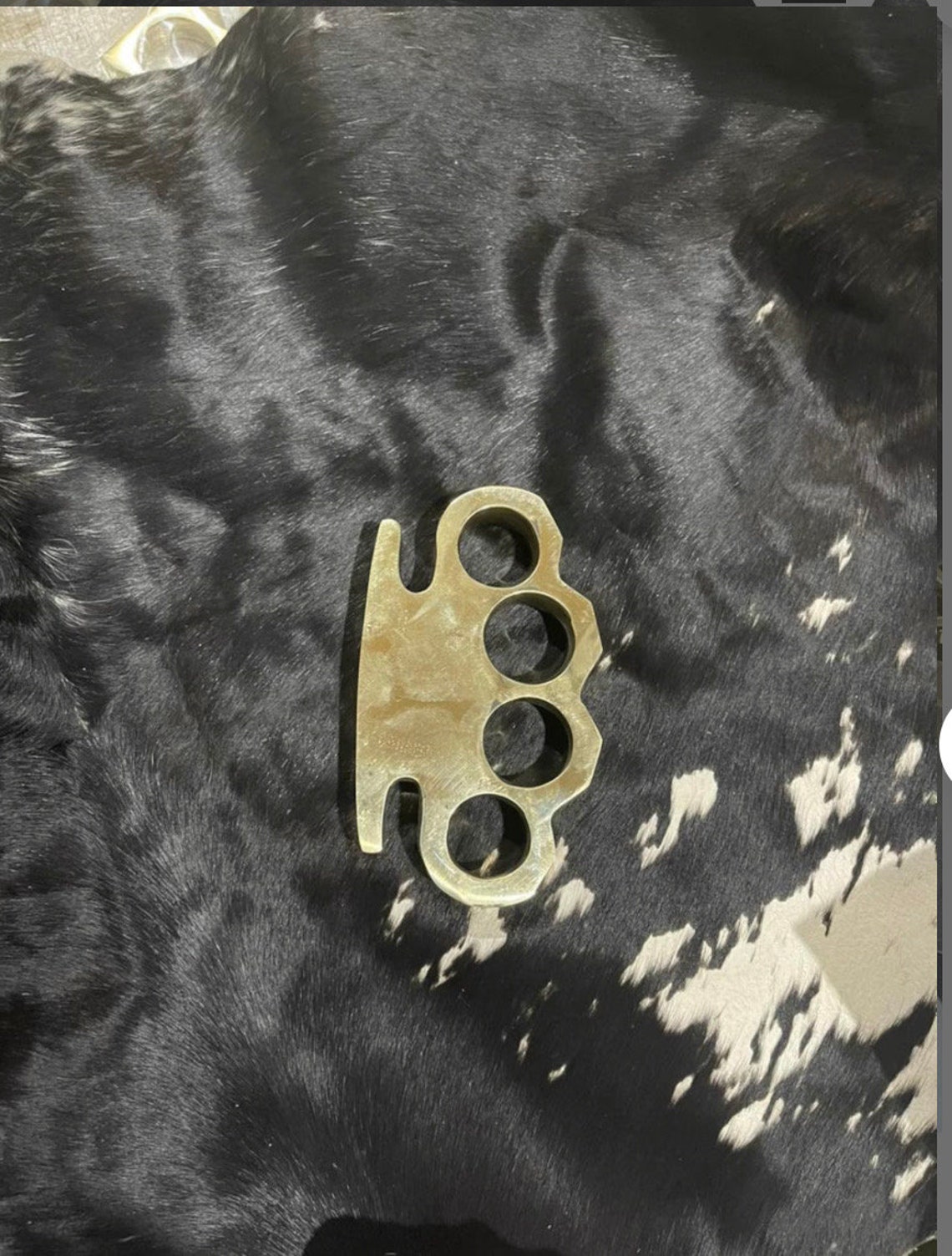 Handmade Brass Knuckle Bowie Knife Handmade Knuckles Etsy