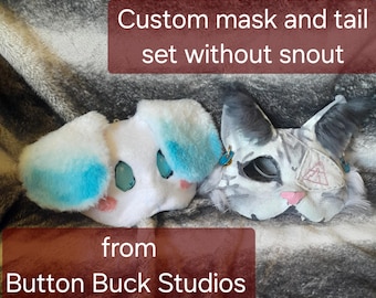 Custom Animal Masks and Tails no snouts