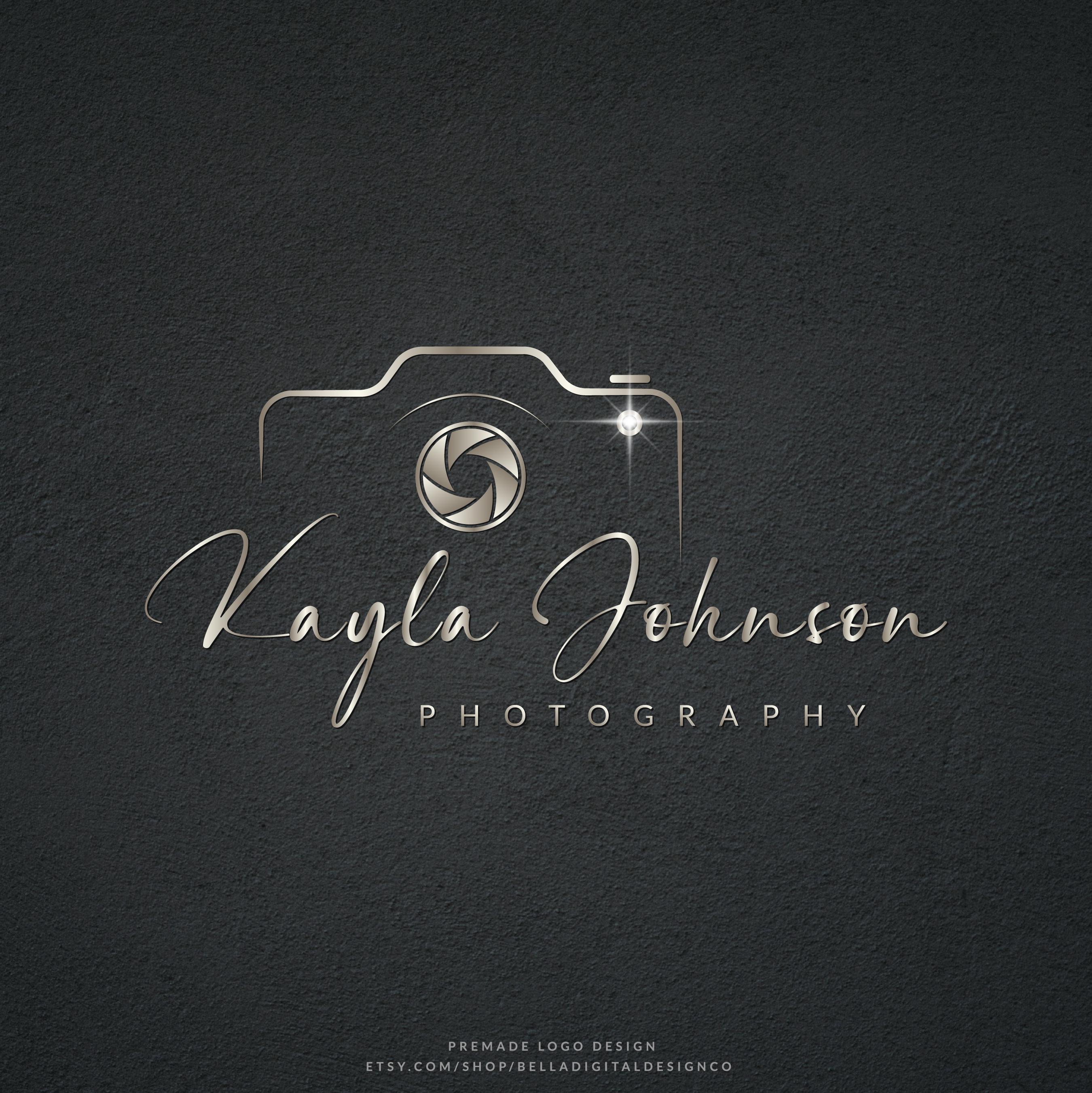 Minimalist Camera Photography Logo, Modern Photography Logo With Camera ...
