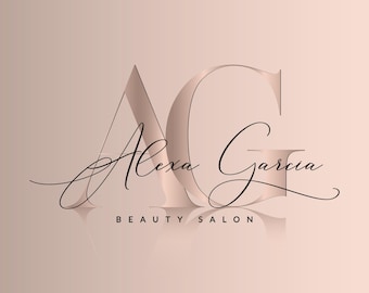 Premade Beauty Salon Logo Design, Elegant Script Logo, Luxury Boutique Logo, Beauty Salon Logo, (Premade Digital Design)