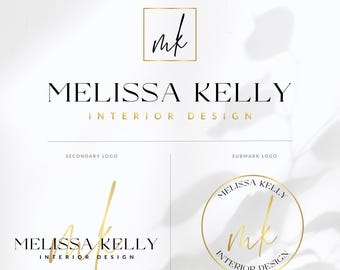 Minimalist Logo Design, Interior Design Logo, Modern Logo, Boutique Logo, Elegant Small Business Logo (Premade Digital Design)