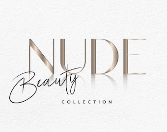 Modern Beauty Logo, Boutique Logo, Minimalist Business Logo, Salon Logo, Luxury Logo, Gold Logo Design (Premade Digital Design)