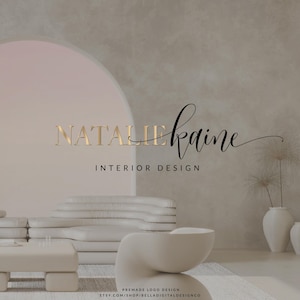 ミニマリストインテリアデザインロゴ、写真ロゴ、不動産業者ロゴ、ミニマリストビジネスロゴ、モダンビジネスブランディング（既成のデジタルデザイン）