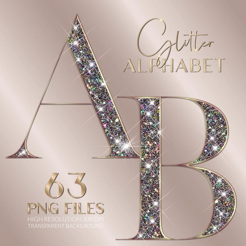 Diamond Glitter Alphabet PNG, Diamond Letters PNG Clipart, Glam Letters ...