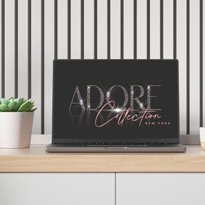 Diamond Glitter Salon Logo, Glam Beauty Branding, Boutique Logo, Glam Logo Design, Sparkle Logo, Aesthetics Logo (Premade Digital Design) image 5