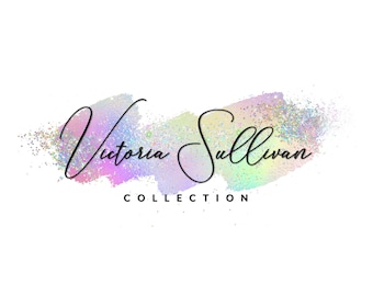 Holographische Signatur Logo, modernes Glam Design, Luxus-Boutique Logo, elegantes Salon Logo, Ästhetik Logo, (vorgefertigtes digitales Design)